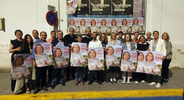 EL PSOE DE SANLÚCAR COMIENZA LA CAMPAÑA DE LAS ELECCIONES EUROPEAS CON EL OBJETIVO DE FRENAR LA ULTRADERECHA
